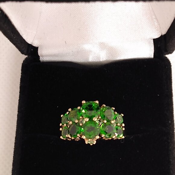 Natural Russian chrome diopside ring size 6 - Picture 7 of 7